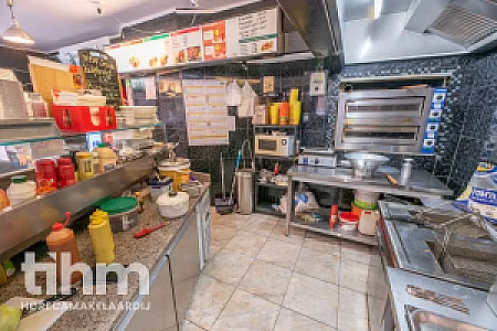 Afhaal bezorg zaak ter overname op de Beukelsdijk